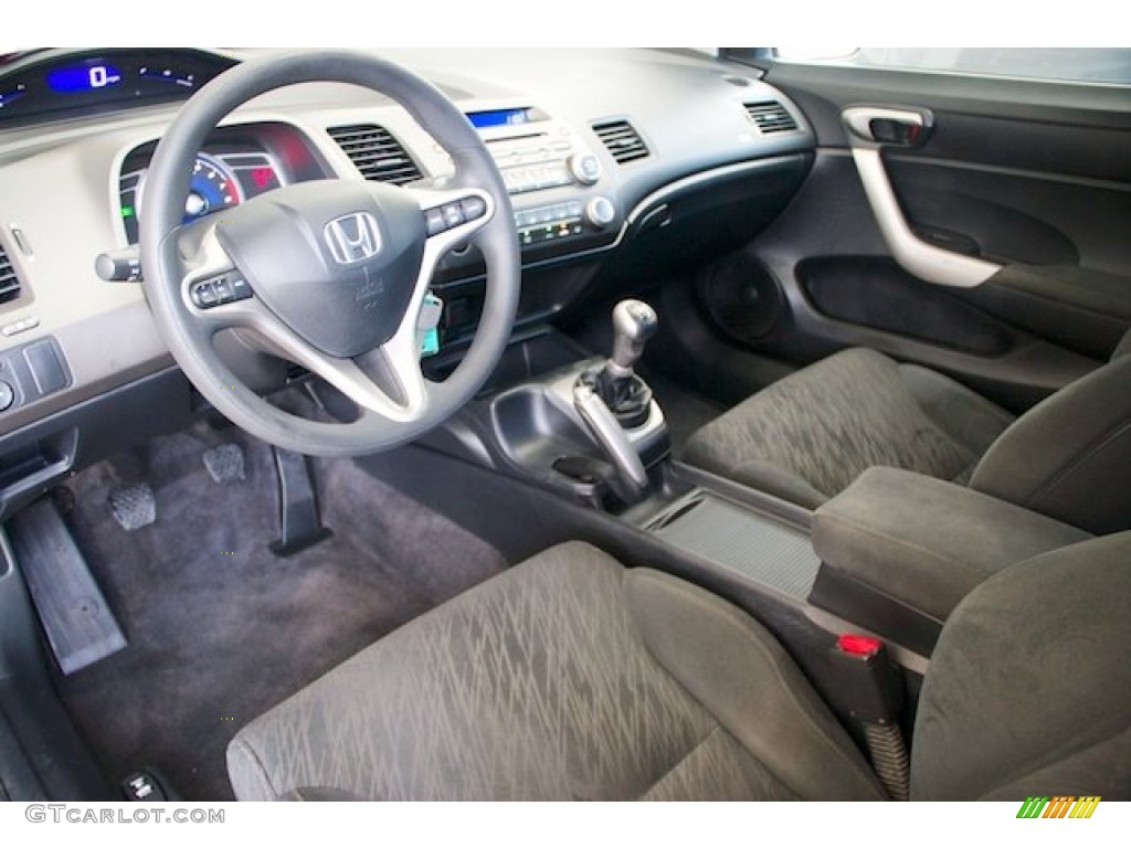 Gray Interior 2007 Honda Civic EX Coupe Photo #68621564