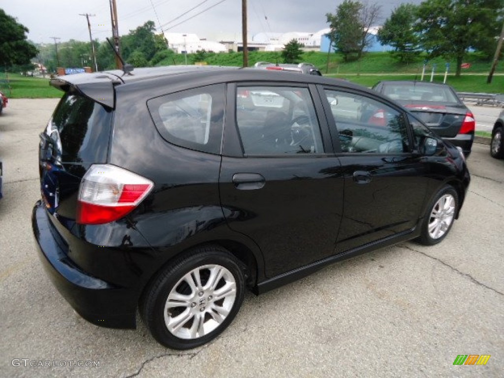 Crystal Black Pearl 2010 Honda Fit Sport Exterior Photo #68622728