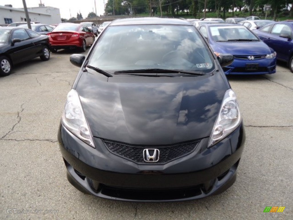 Crystal Black Pearl 2010 Honda Fit Sport Exterior Photo #68622746