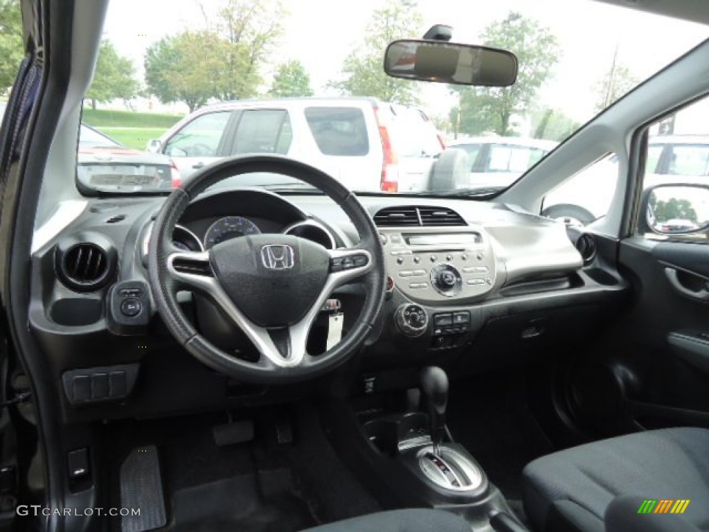 2010 Honda Fit Sport Sport Black Dashboard Photo #68622779