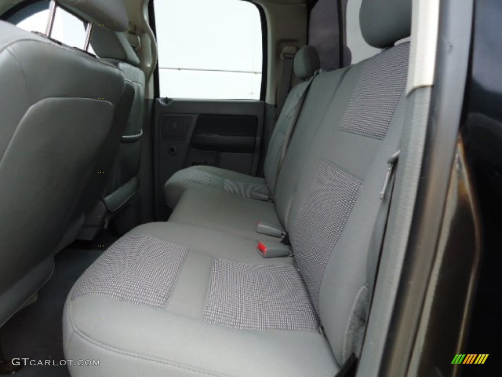 2008 Dodge Ram 1500 Big Horn Edition Quad Cab 4x4 Rear Seat Photo #68623001