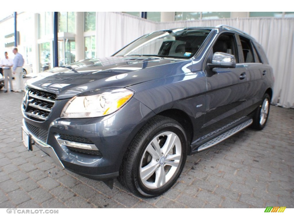 Steel Grey Metallic 2012 Mercedes-Benz ML 350 4Matic Exterior Photo #68623370