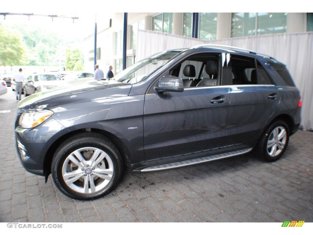 Steel Grey Metallic 2012 Mercedes-Benz ML 350 4Matic Exterior Photo #68623385