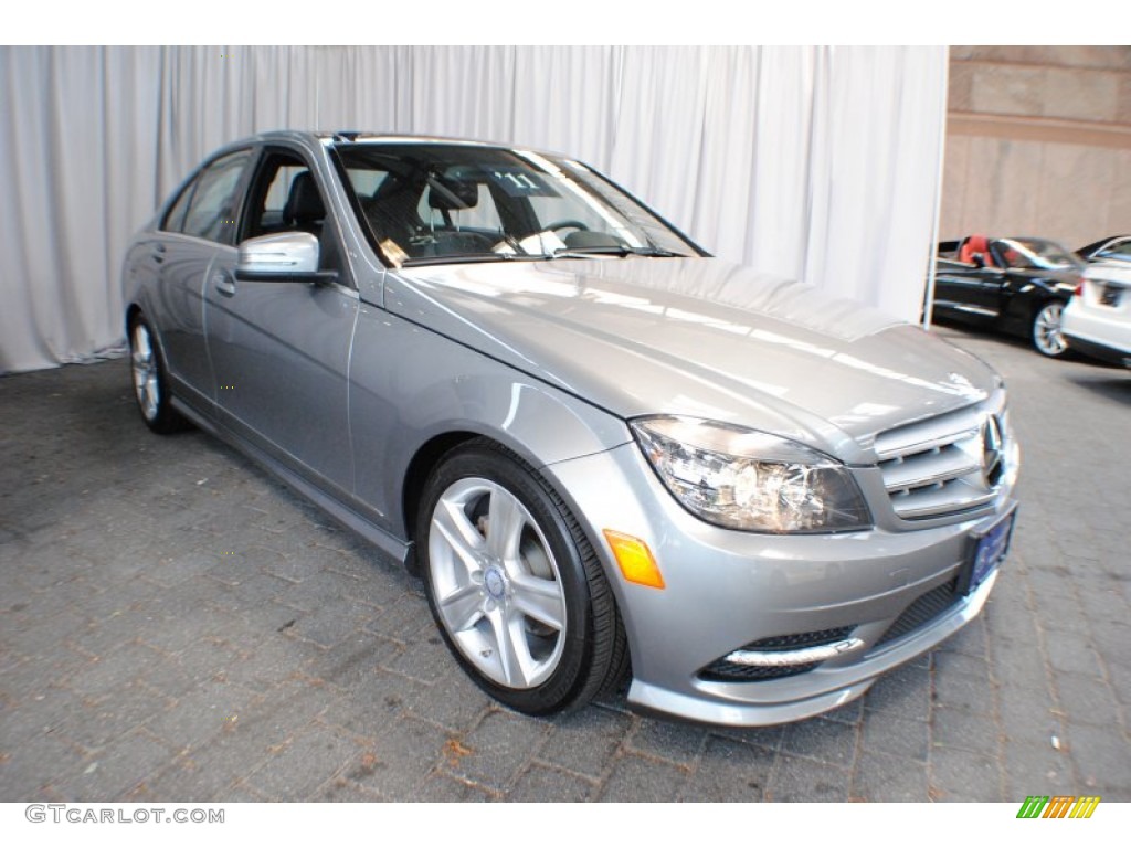 Palladium Silver Metallic 2011 Mercedes-Benz C 300 Sport 4Matic Exterior Photo #68623532