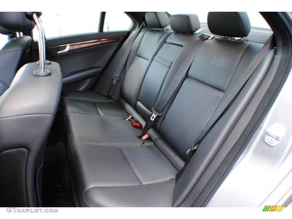 Black Interior 2011 Mercedes-Benz C 300 Sport 4Matic Photo #68623592