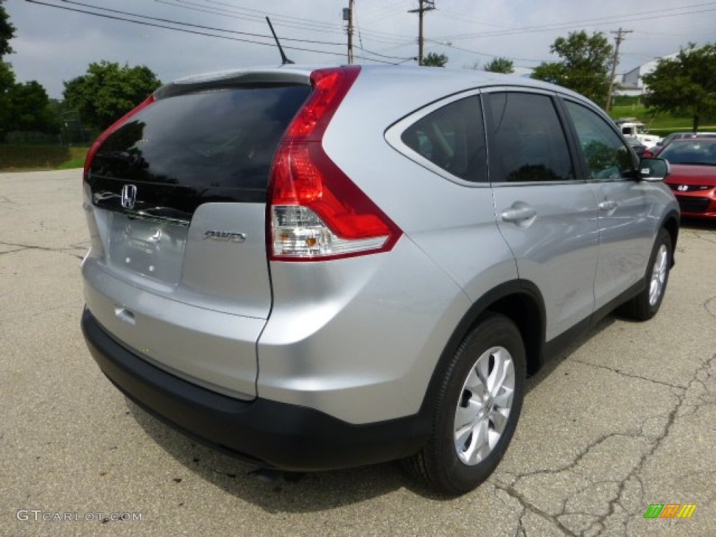 2012 CR-V EX 4WD - Alabaster Silver Metallic / Gray photo #4