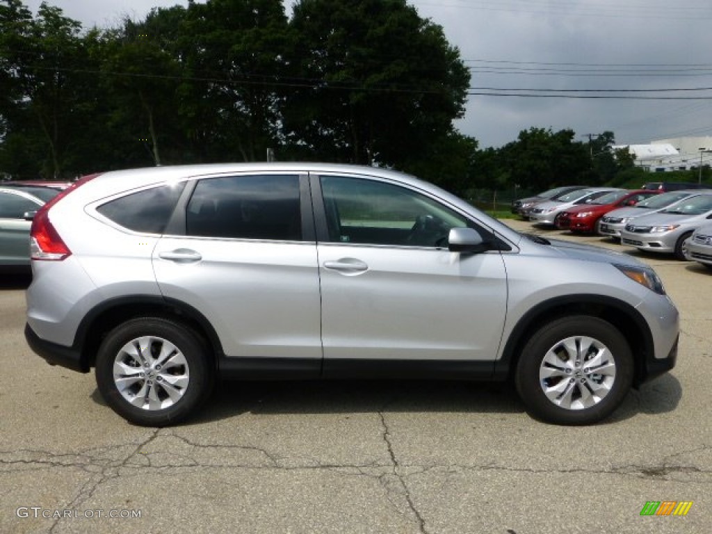 2012 CR-V EX 4WD - Alabaster Silver Metallic / Gray photo #5