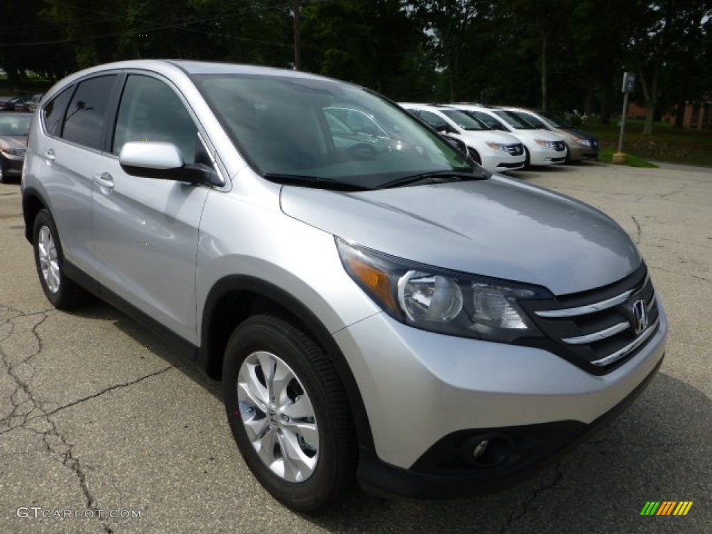 2012 CR-V EX 4WD - Alabaster Silver Metallic / Gray photo #6