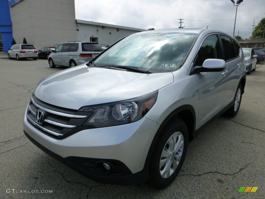 2012 CR-V EX 4WD - Alabaster Silver Metallic / Gray photo #8