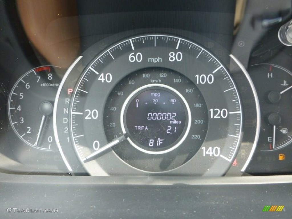 2012 CR-V EX 4WD - Alabaster Silver Metallic / Gray photo #19