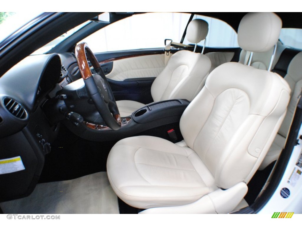 2009 Mercedes-Benz CLK 350 Cabriolet Front Seat Photo #68623911