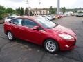 2012 Red Candy Metallic Ford Focus SEL Sedan  photo #1