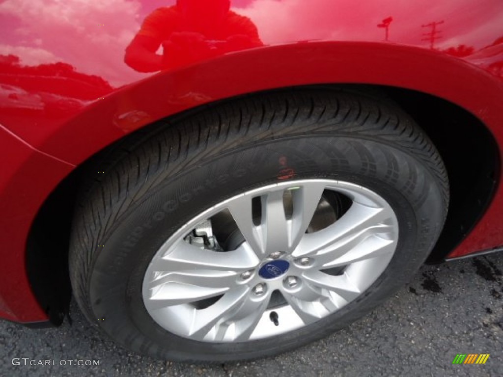 2012 Focus SEL Sedan - Red Candy Metallic / Charcoal Black photo #7