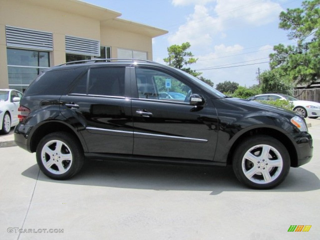 Black 2008 Mercedes-Benz ML 350 4Matic Exterior Photo #68625454