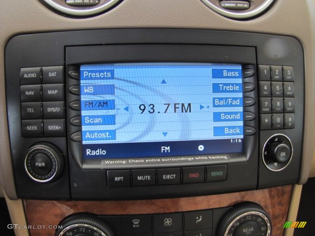 2008 Mercedes-Benz ML 350 4Matic Audio System Photos