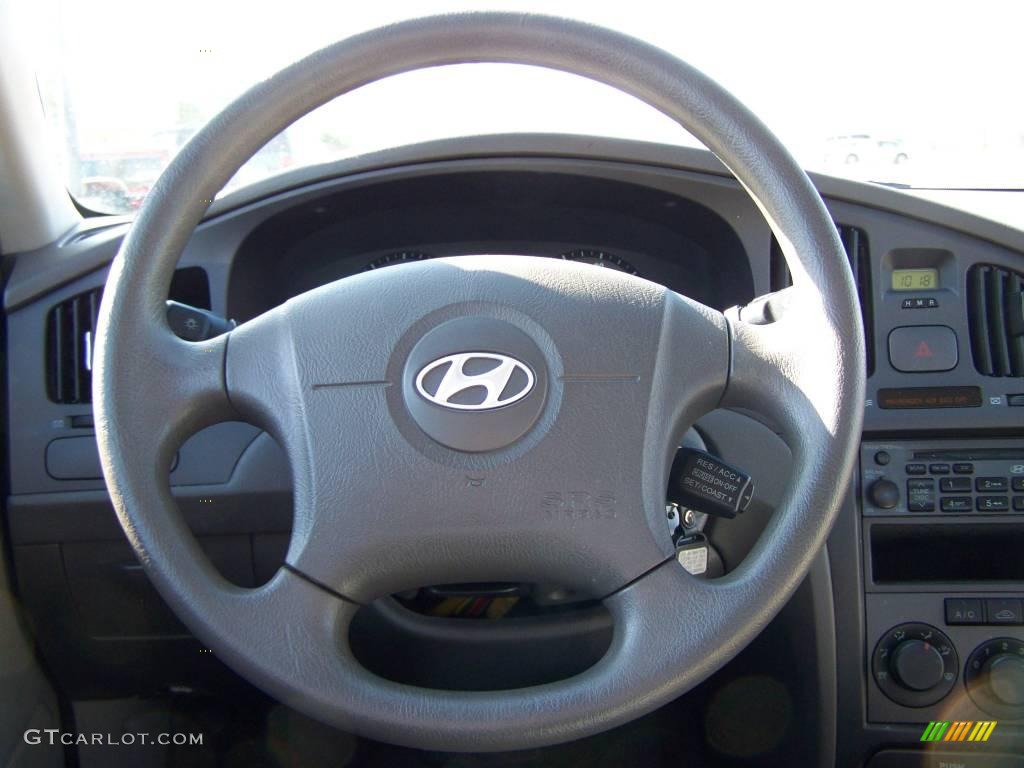 2004 Elantra GLS Sedan - Sea Shell Green / Beige photo #13