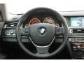 Black Nappa Leather Steering Wheel Photo for 2009 BMW 7 Series #68626254