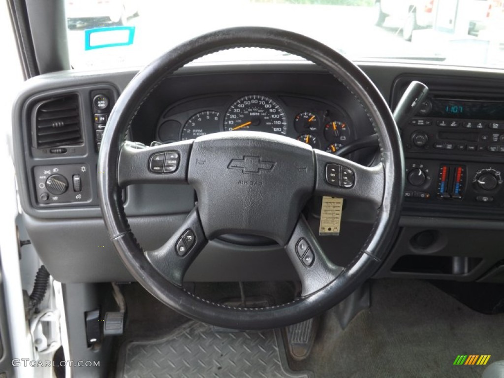 2005 Silverado 1500 Z71 Extended Cab 4x4 - Summit White / Dark Charcoal photo #10