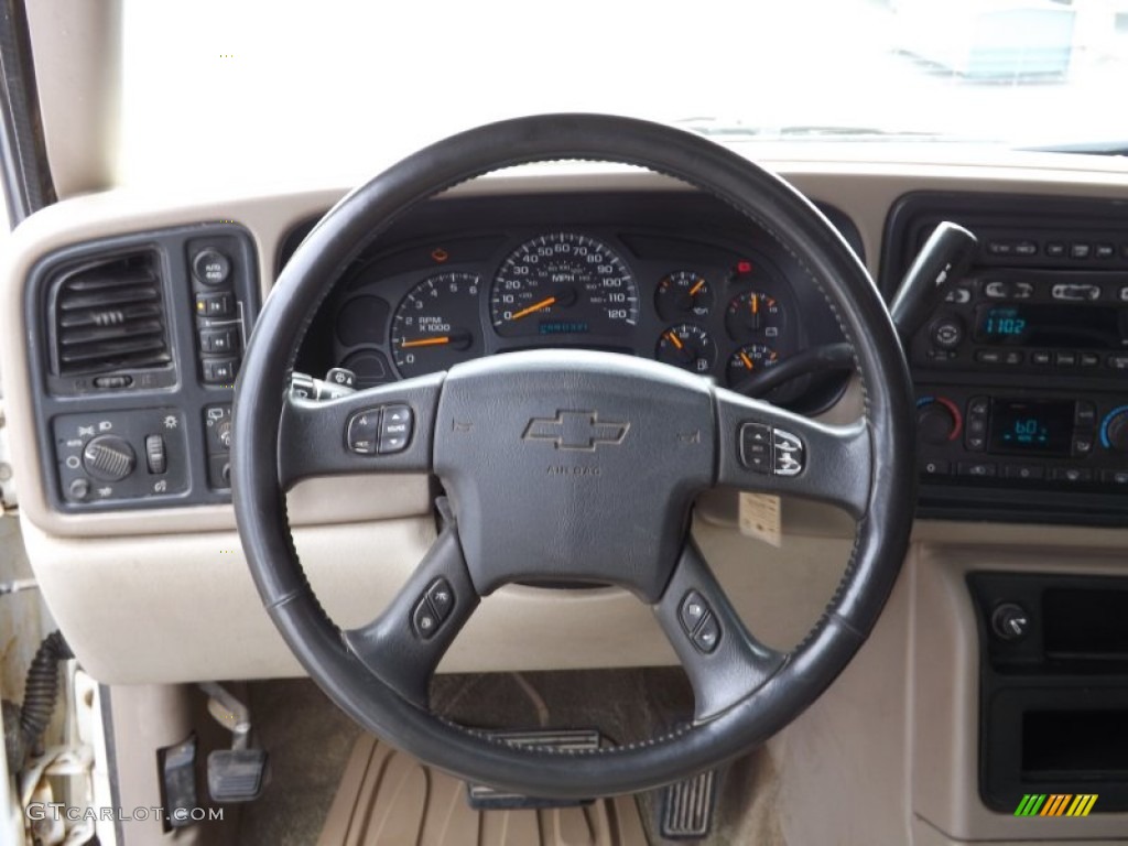 2003 Tahoe Z71 4x4 - Summit White / Tan/Neutral photo #10