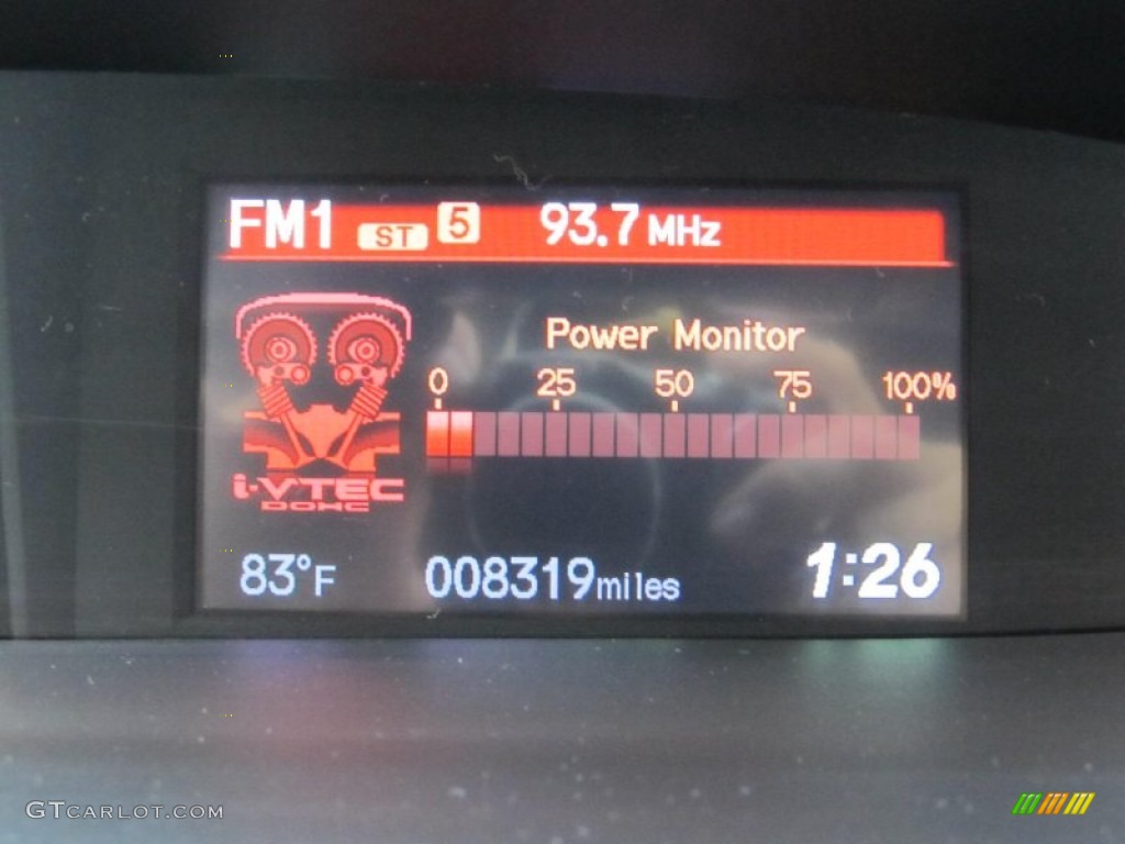 2012 Civic Si Sedan - Taffeta White / Black photo #15