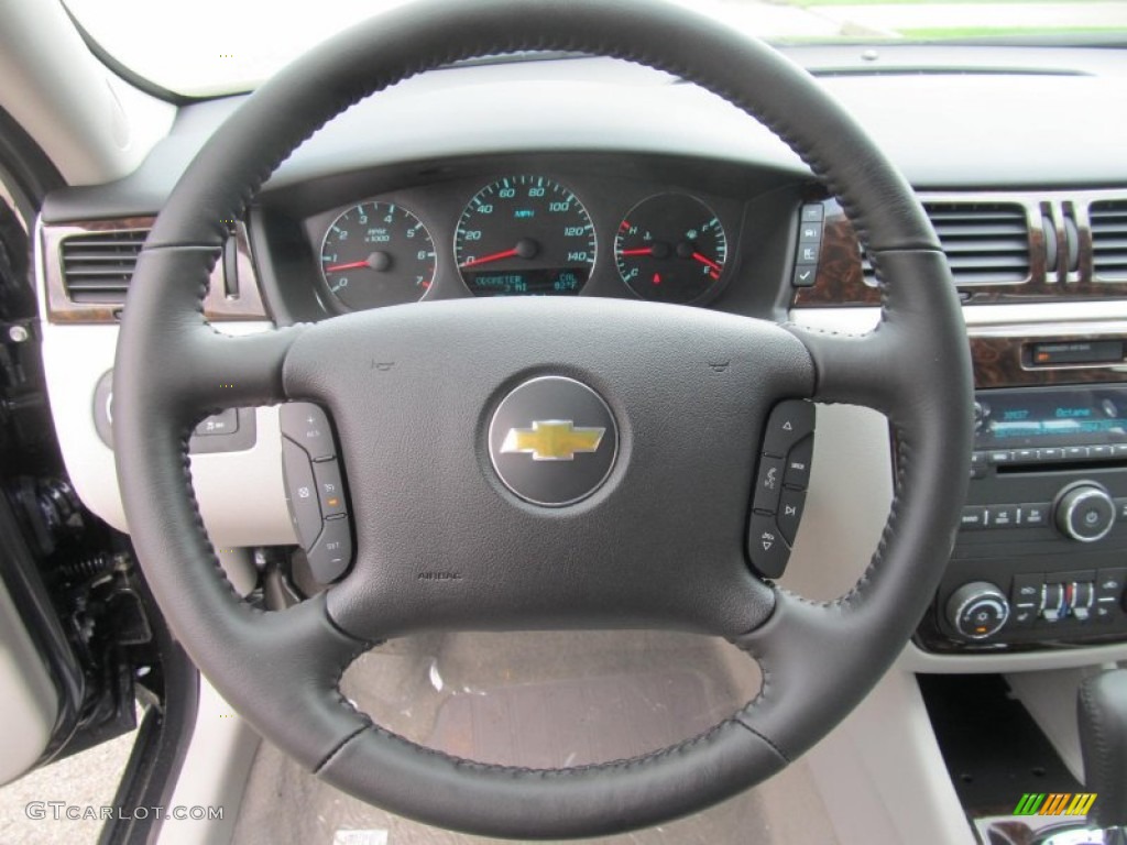 2013 Chevrolet Impala LTZ Gray Steering Wheel Photo #68626975