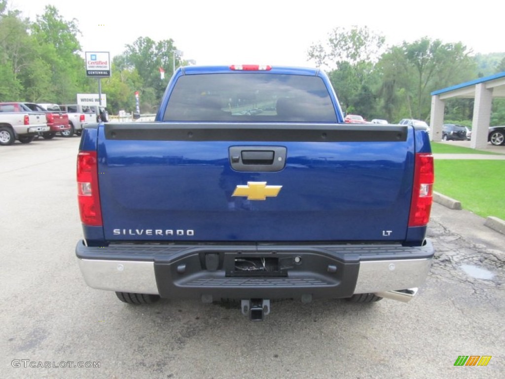 2013 Silverado 1500 LT Crew Cab 4x4 - Blue Topaz Metallic / Ebony photo #3