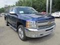 2013 Blue Topaz Metallic Chevrolet Silverado 1500 LT Crew Cab 4x4  photo #5