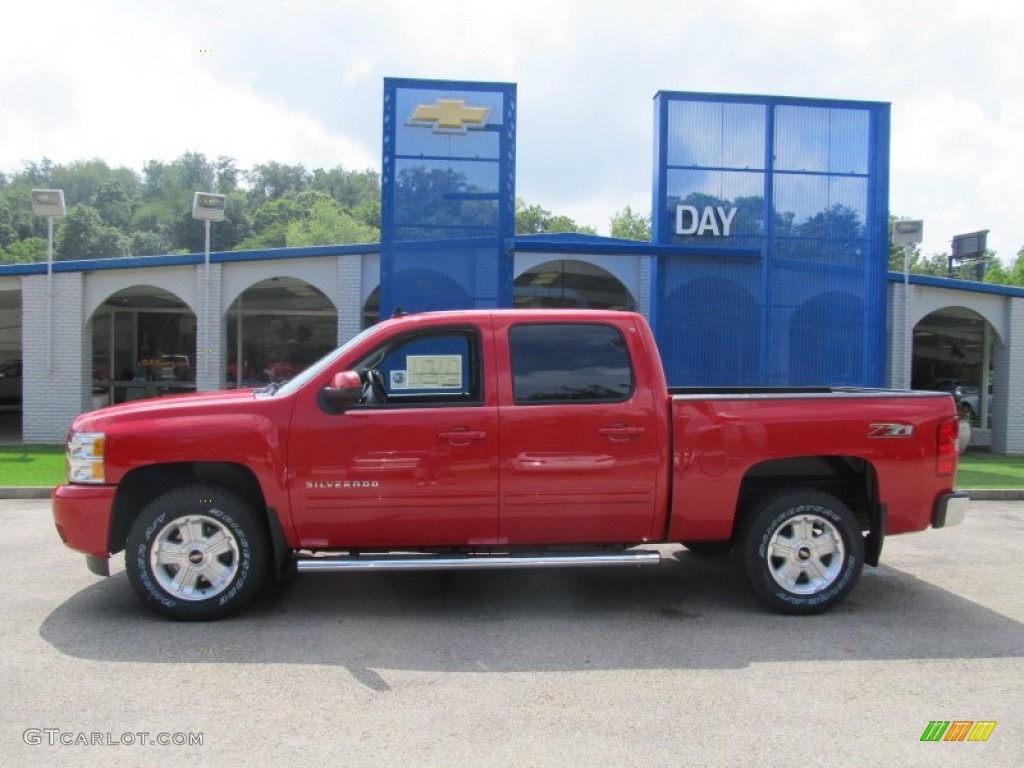 2013 Silverado 1500 LT Crew Cab 4x4 - Victory Red / Ebony photo #2