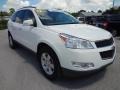 White 2012 Chevrolet Traverse LT AWD Exterior