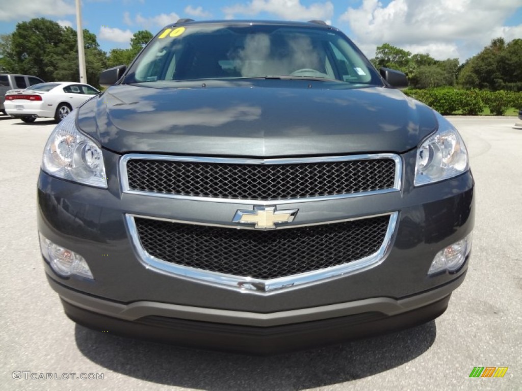 Cyber Gray Metallic 2010 Chevrolet Traverse LS Exterior Photo #68628046