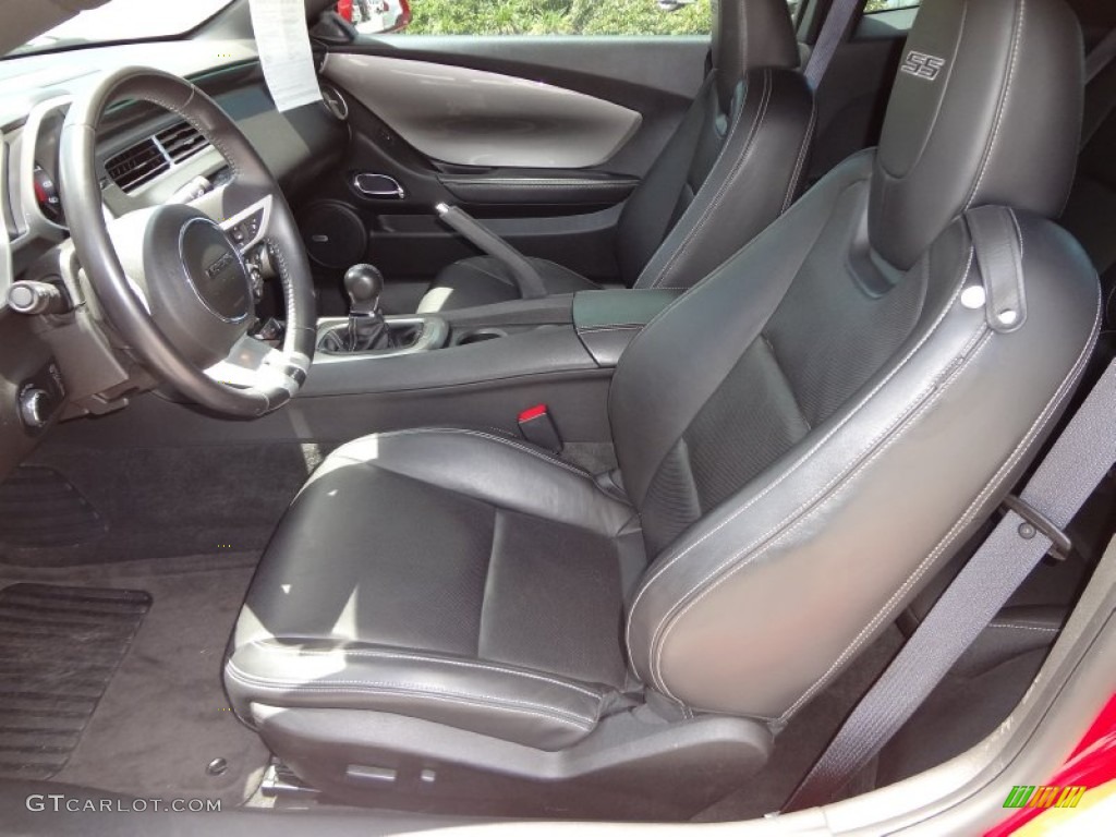 Black Interior 2010 Chevrolet Camaro SS/RS Coupe Photo #68628547
