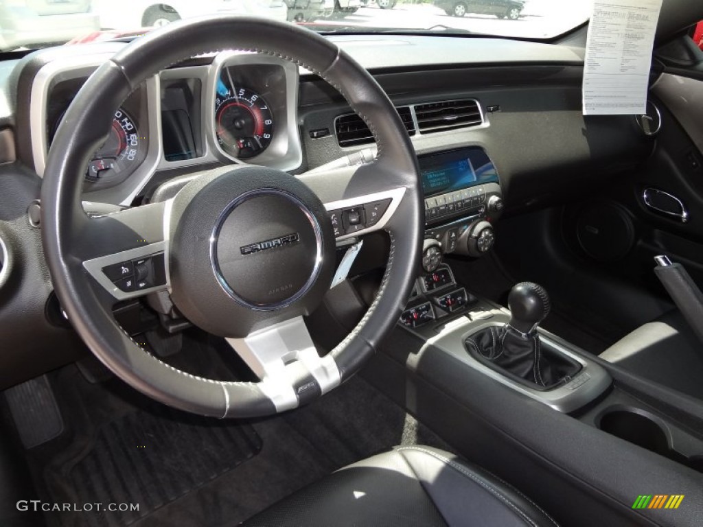 2010 Chevrolet Camaro SS/RS Coupe Black Steering Wheel Photo #68628553
