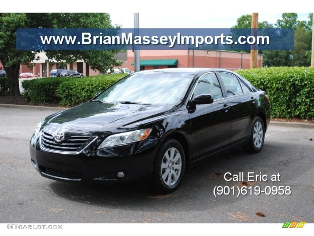 2009 Camry XLE V6 - Black / Ash photo #1