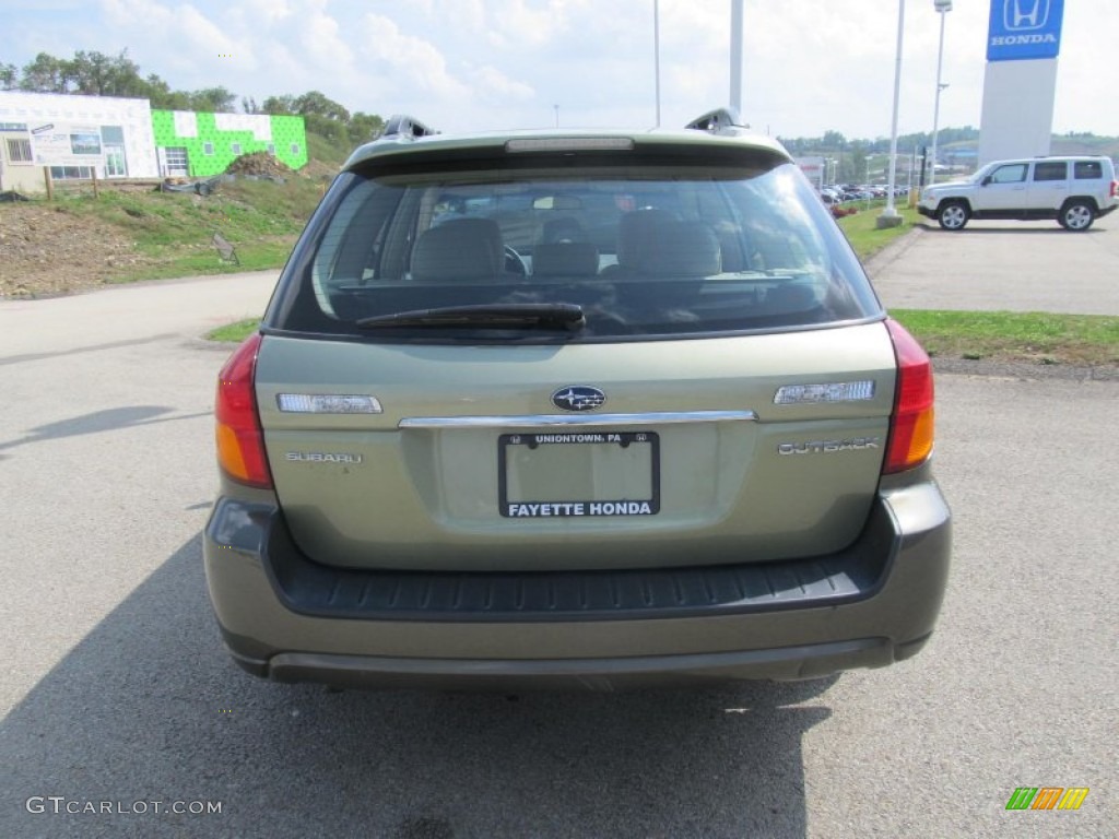 2006 Outback 2.5i Limited Wagon - Willow Green Opalescent / Taupe photo #3