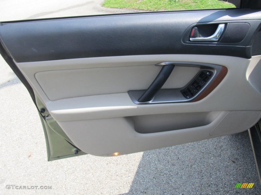 2006 Outback 2.5i Limited Wagon - Willow Green Opalescent / Taupe photo #6
