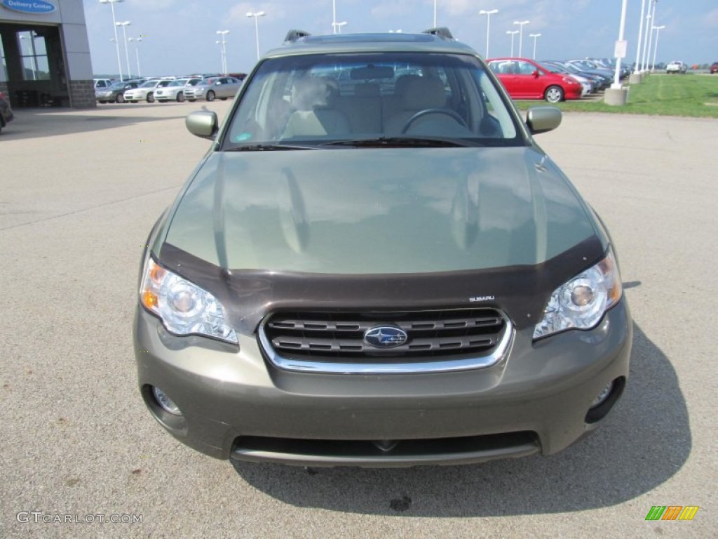 2006 Outback 2.5i Limited Wagon - Willow Green Opalescent / Taupe photo #16