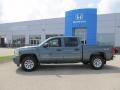 2010 Blue Granite Metallic Chevrolet Silverado 1500 LS Crew Cab 4x4  photo #2