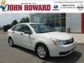 White Suede 2009 Ford Focus S Sedan