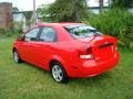 2005 Victory Red Chevrolet Aveo LS Sedan  photo #4