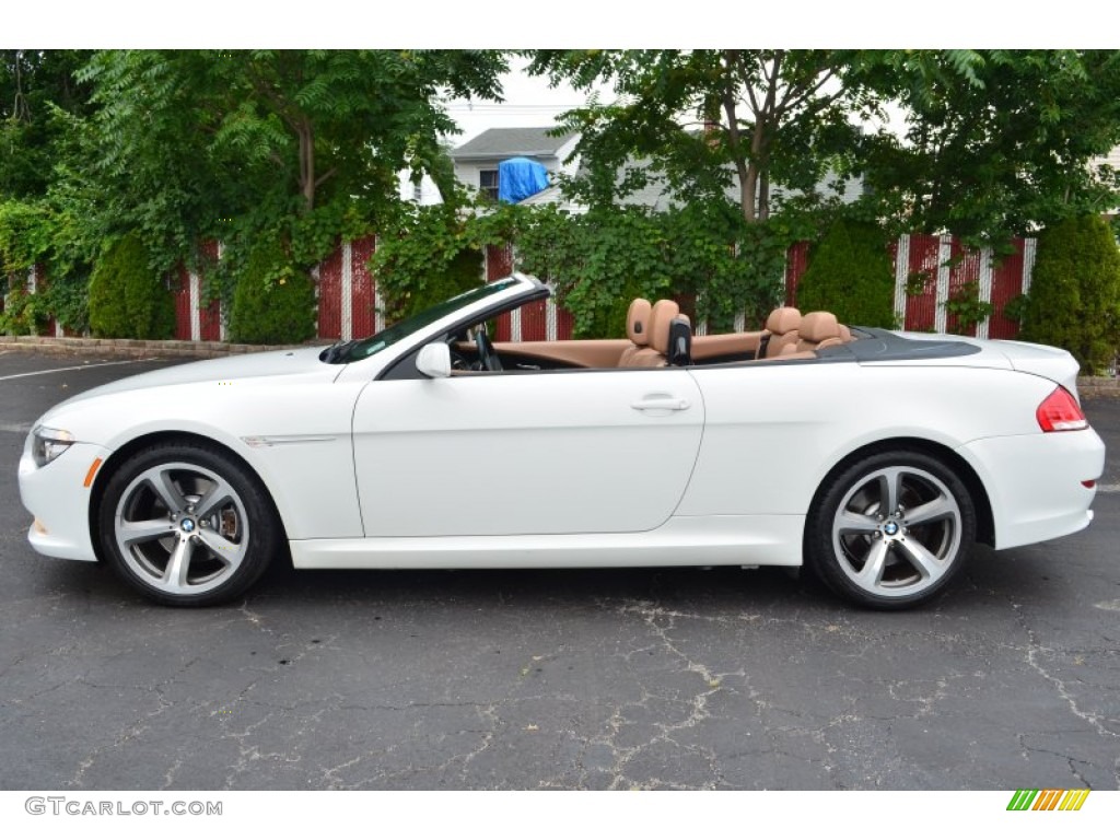 2008 Bmw 650i convertible white