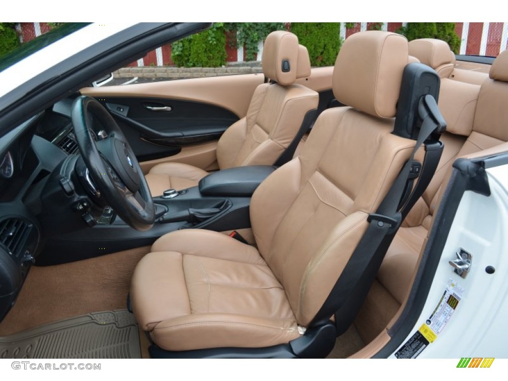 2008 BMW 6 Series 650i Convertible Front Seat Photo #68631142