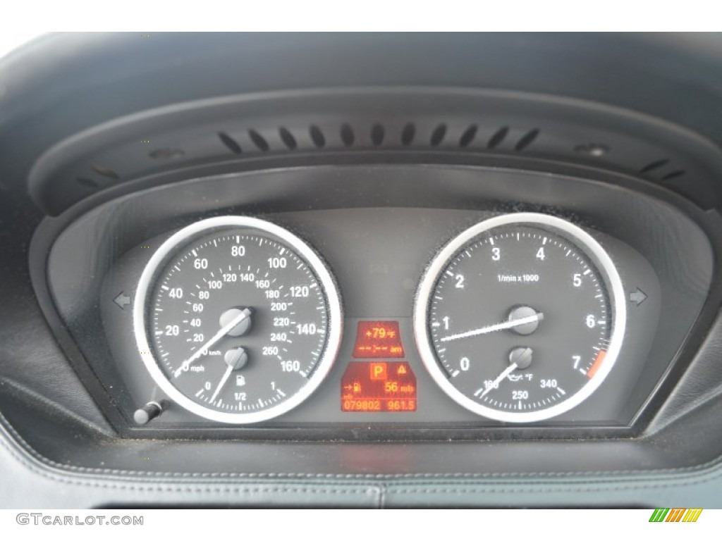 2008 BMW 6 Series 650i Convertible Gauges Photo #68631205