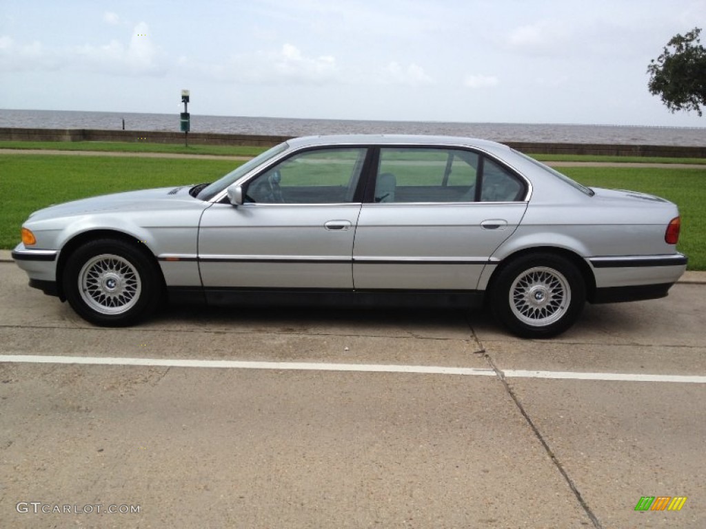 Arctic Silver Metallic 1998 BMW 7 Series 740iL Sedan Exterior Photo #68631544