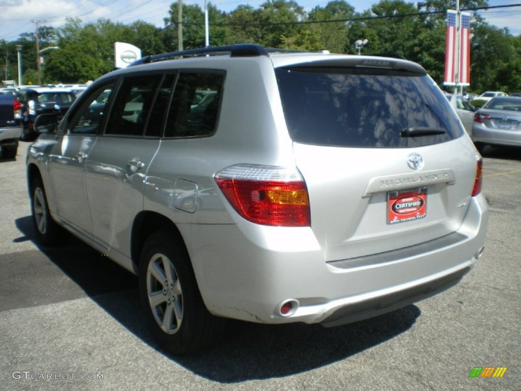 2010 Highlander V6 4WD - Classic Silver Metallic / Ash photo #8