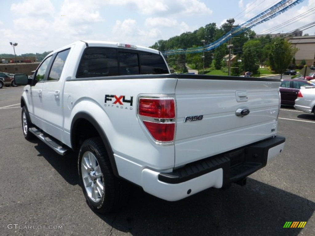 2010 F150 FX4 SuperCrew 4x4 - Oxford White / Black photo #4
