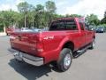 2002 Toreador Red Metallic Ford F250 Super Duty XLT SuperCab 4x4  photo #7