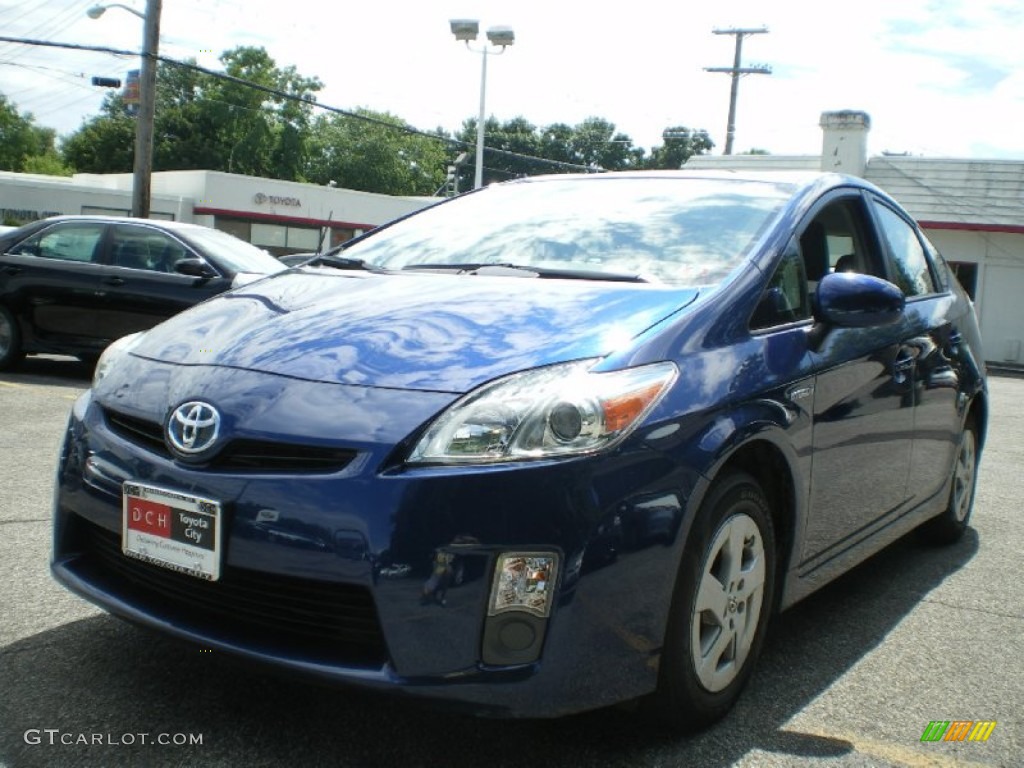 2010 Prius Hybrid II - Blue Ribbon Metallic / Misty Gray photo #3