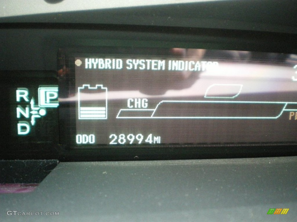 2010 Prius Hybrid II - Blue Ribbon Metallic / Misty Gray photo #31