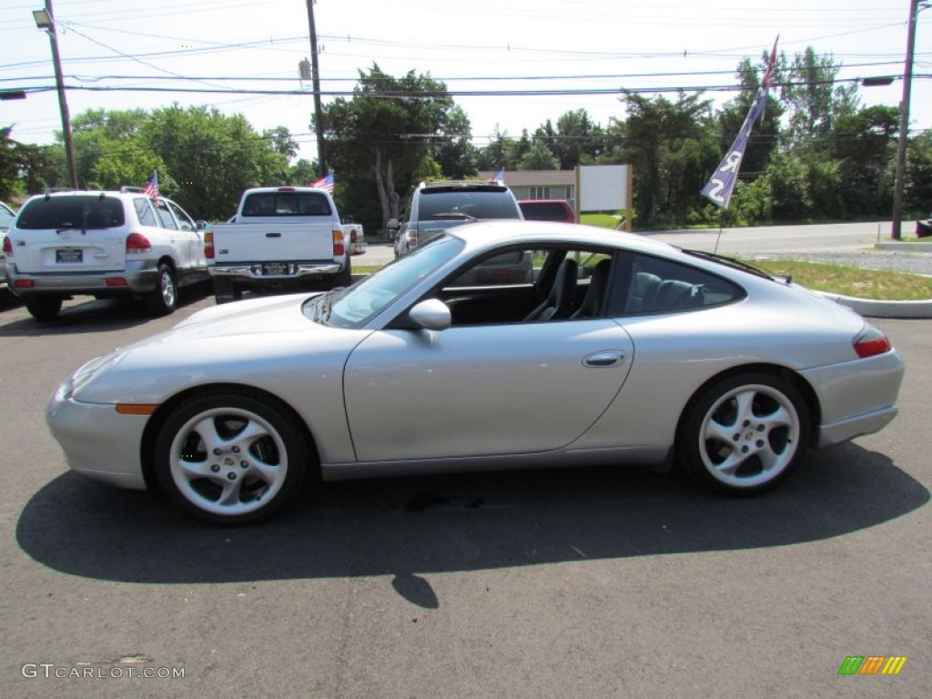 1999 911 Carrera Coupe - Arctic Silver Metallic / Black photo #13