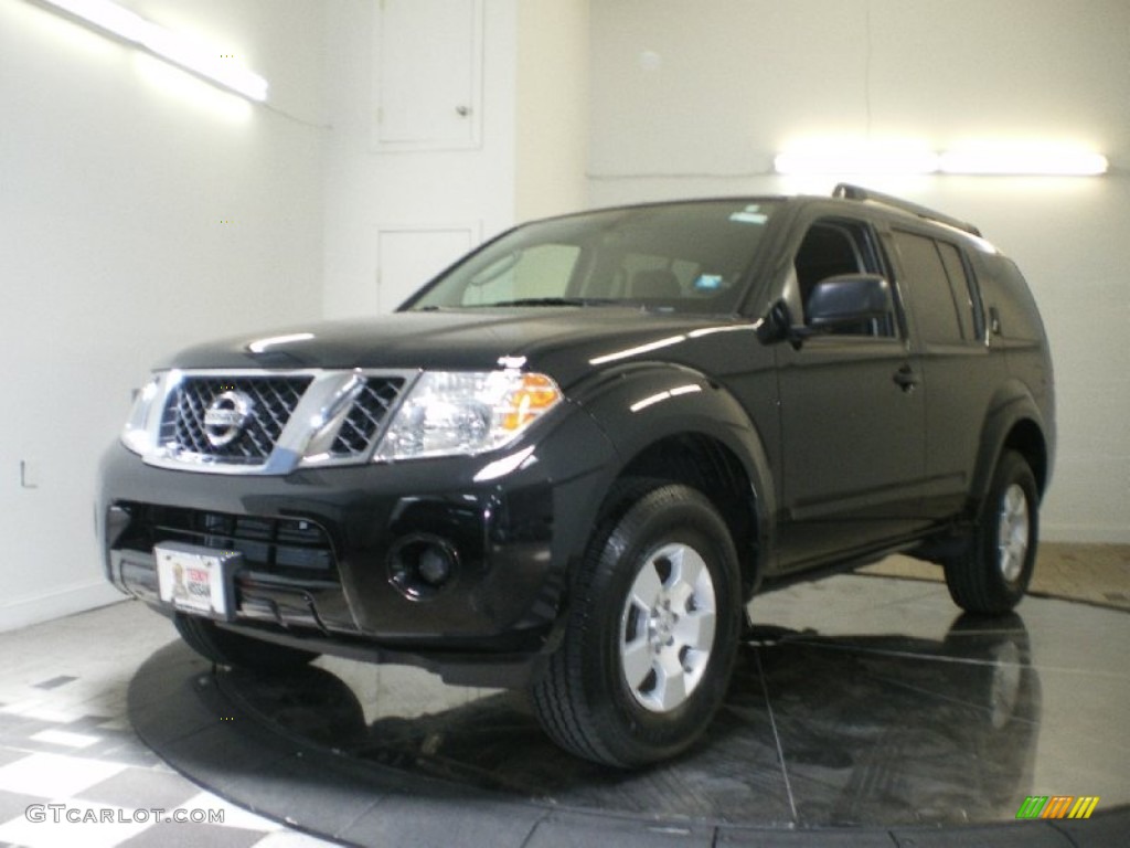 2011 Pathfinder S 4x4 - Super Black / Graphite photo #1